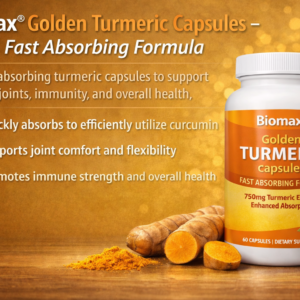 Biomax® Golden Turmeric Capsules – Fast Absorbing Formula